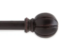 Brown Curtain Rod, (28" - 48")
