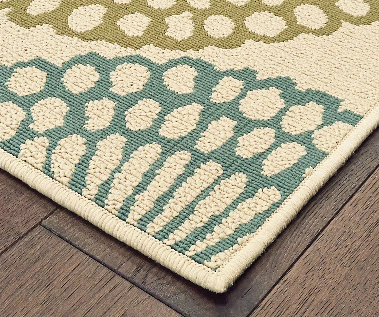 Somerville Beige Indoor/Outdoor Area Rugs - Image 16