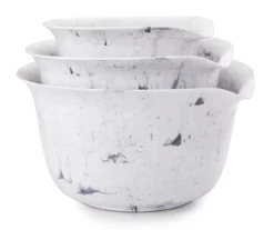 3-Piece Marble Non-Skid Mixing Bowls Set