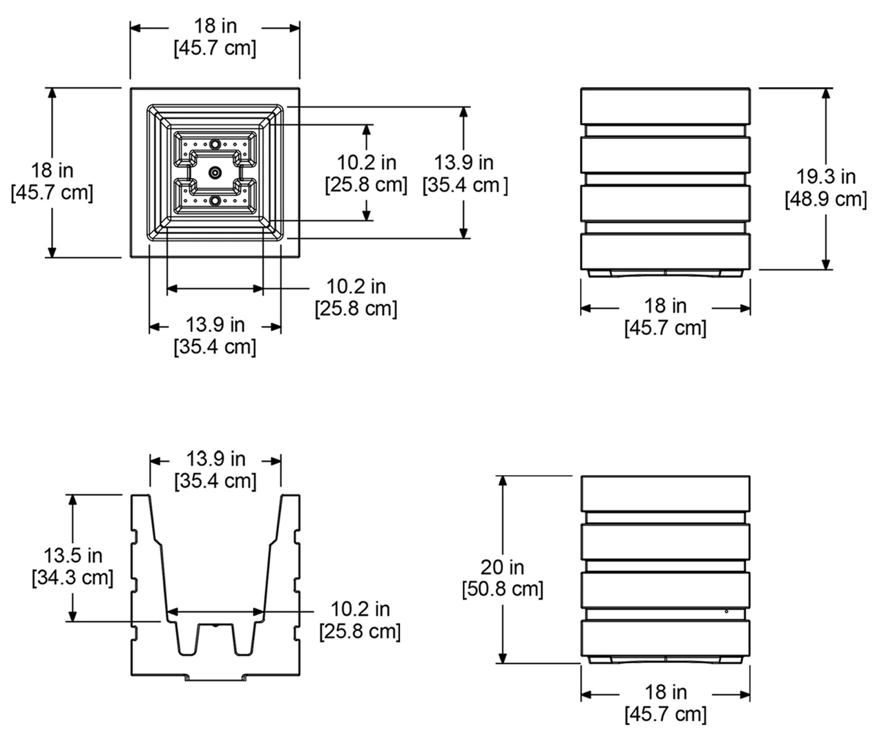 Mayne Inc. Freeport Patio Planter - Image 10