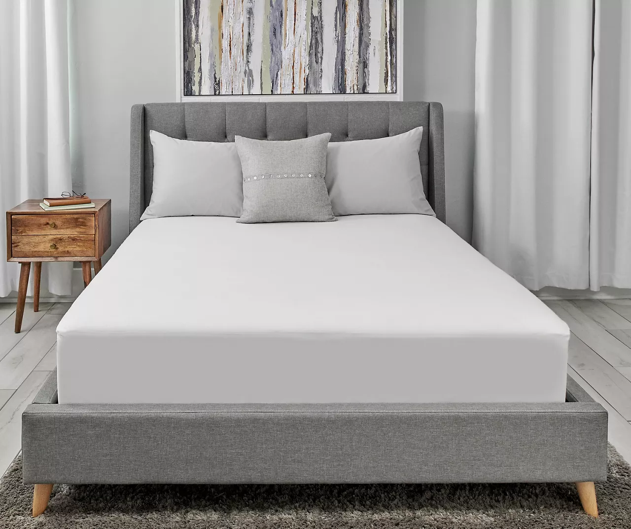 Ultra Soft Queen Waterproof Fitted Mattress Protector - Image 2