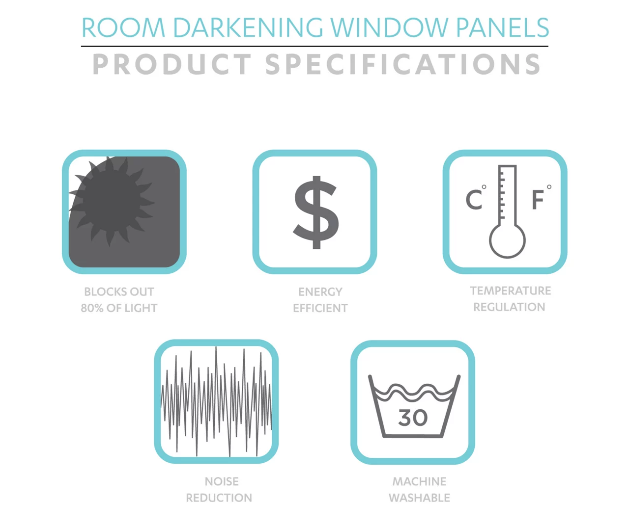 Feather Arrow Geo White & Black Room-Darkening Grommet Curtain Panel Pair - Image 13