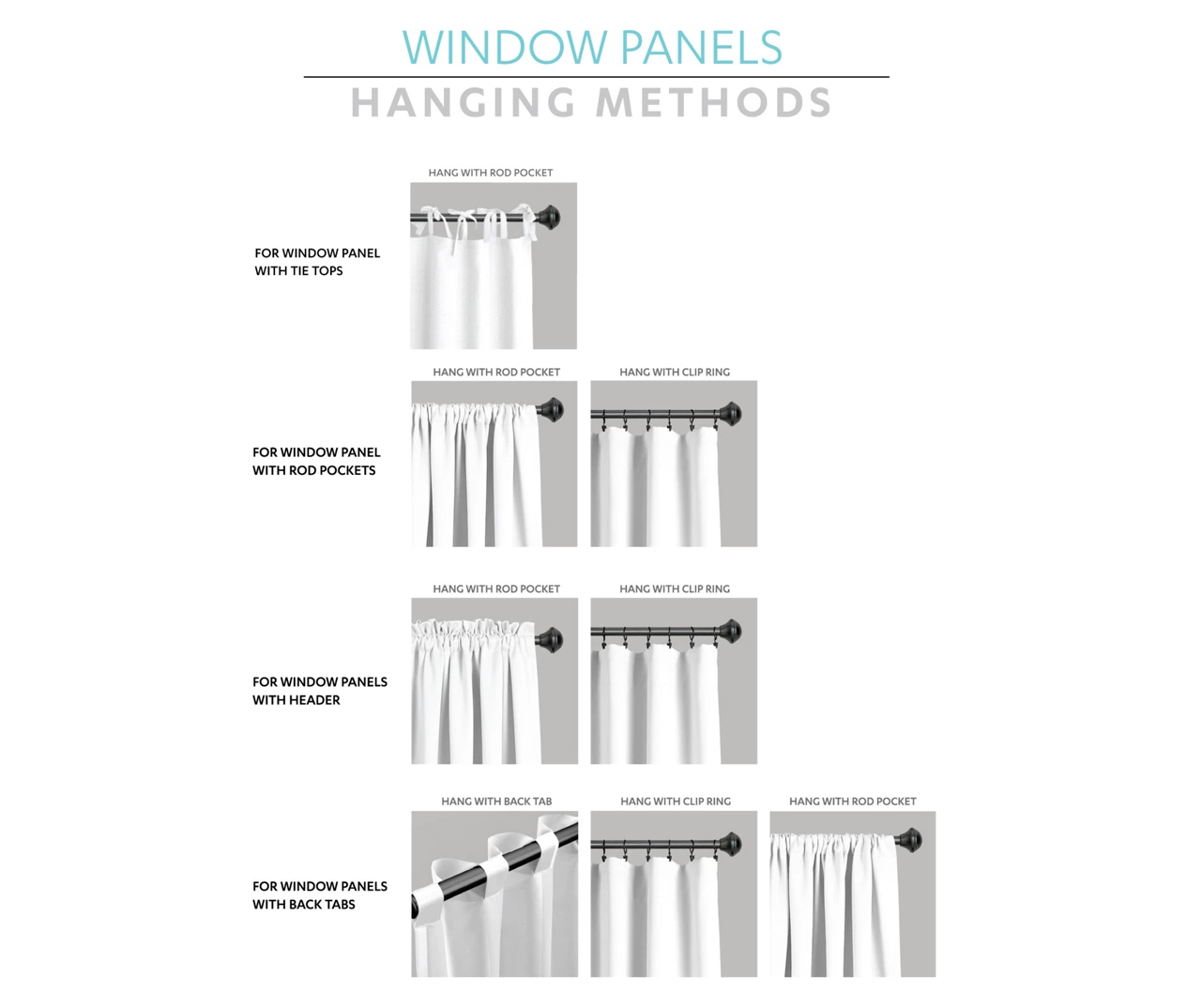 Feather Arrow Geo White & Black Room-Darkening Grommet Curtain Panel Pair - Image 6