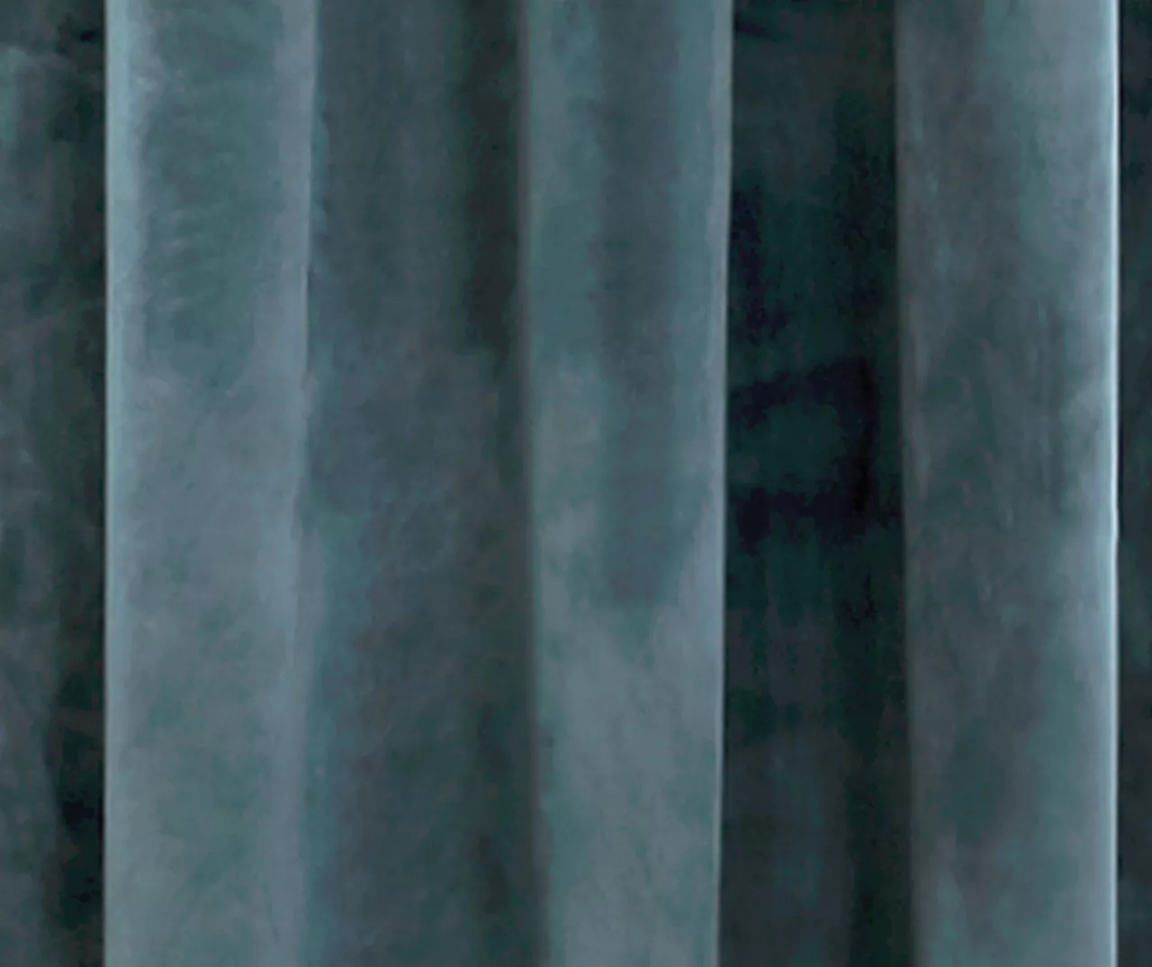 Prima Velvet Slate Blue Room-Darkening Grommet Curtain Panel Pair, (95") - Image 3