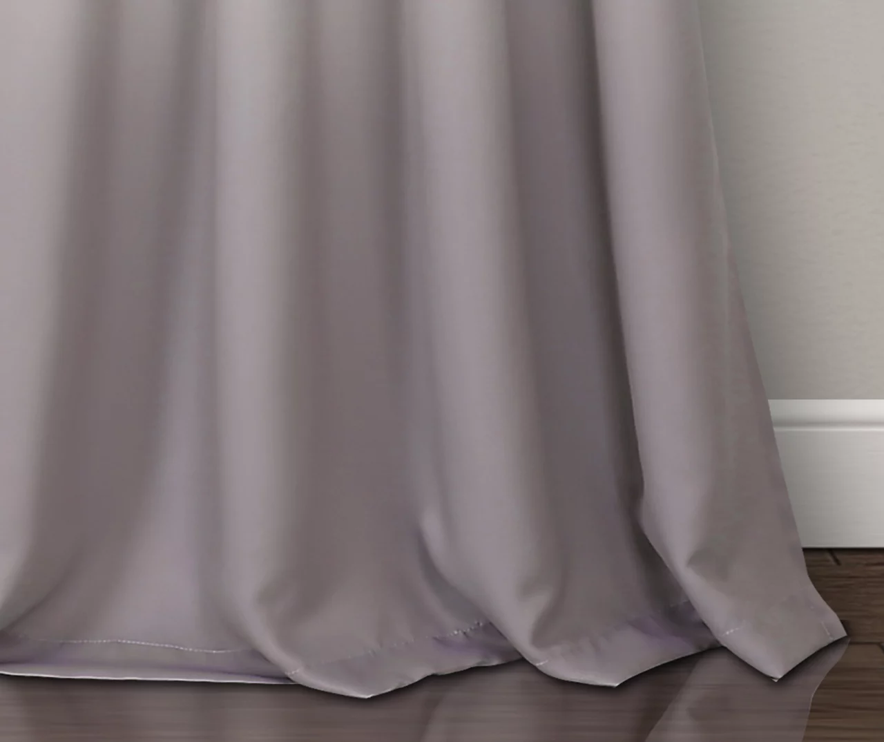 Umbre Fiesta Yellow & Gray Ombre Room-Darkening Grommet Curtain Panel Pair, (95") - Image 4