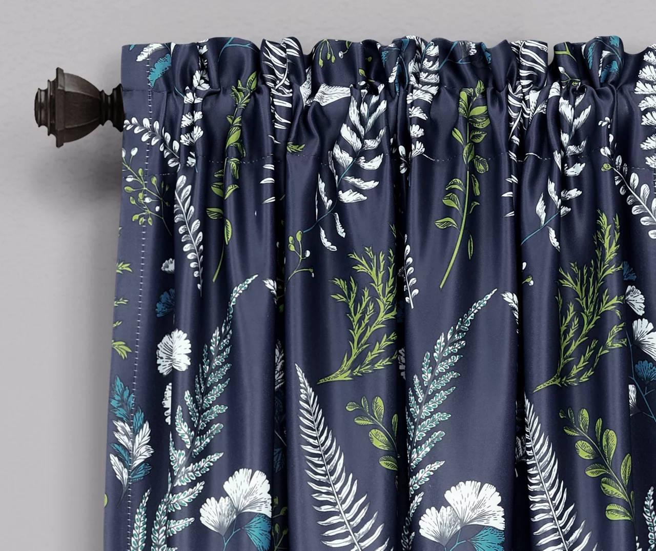 Devonia Allover Floral Room-Darkening Rod Pocket Curtain Panel Pair - Image 16