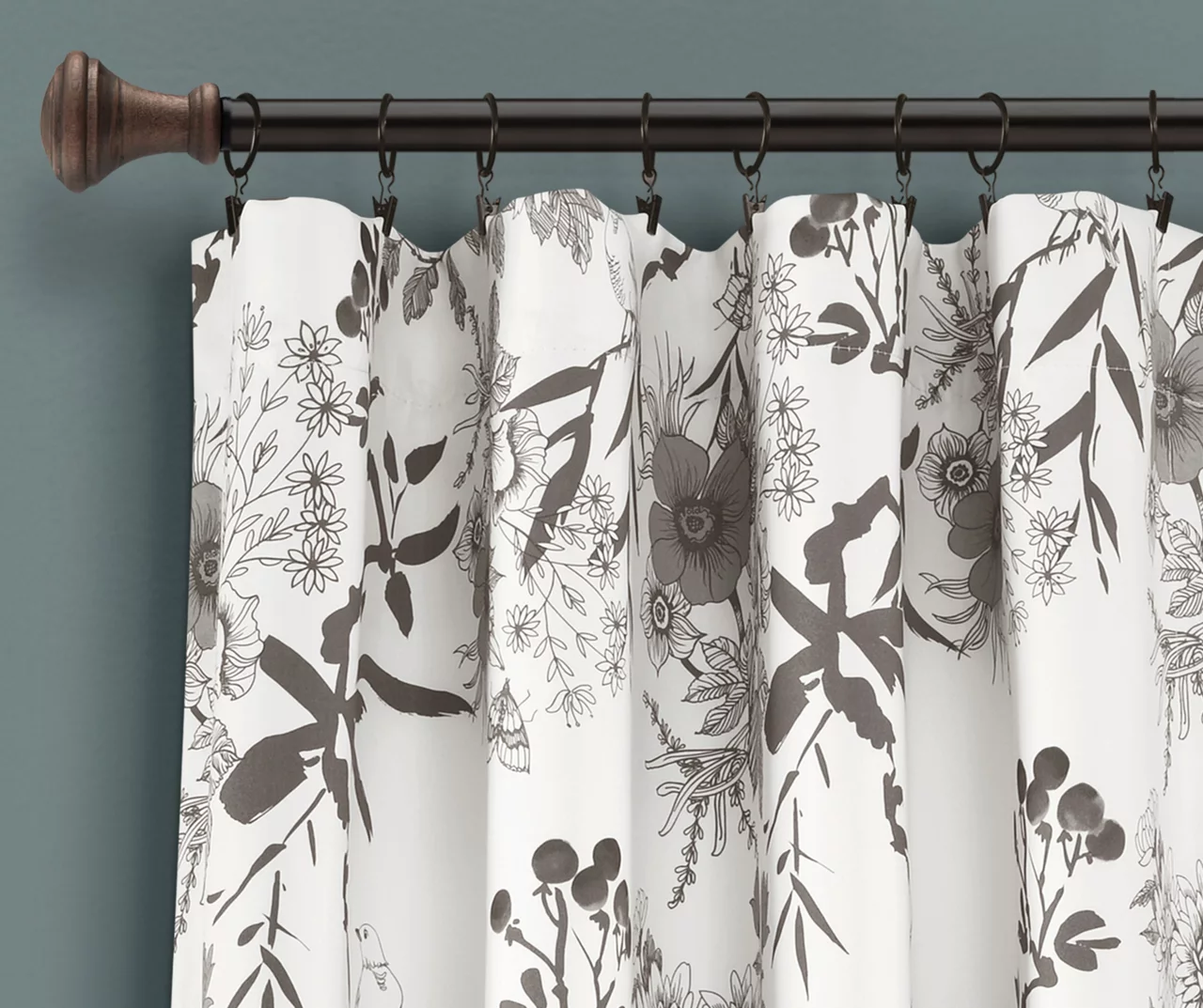 Botanical Garden Room-Darkening Rod Pocket Curtain Panel Pair - Image 20