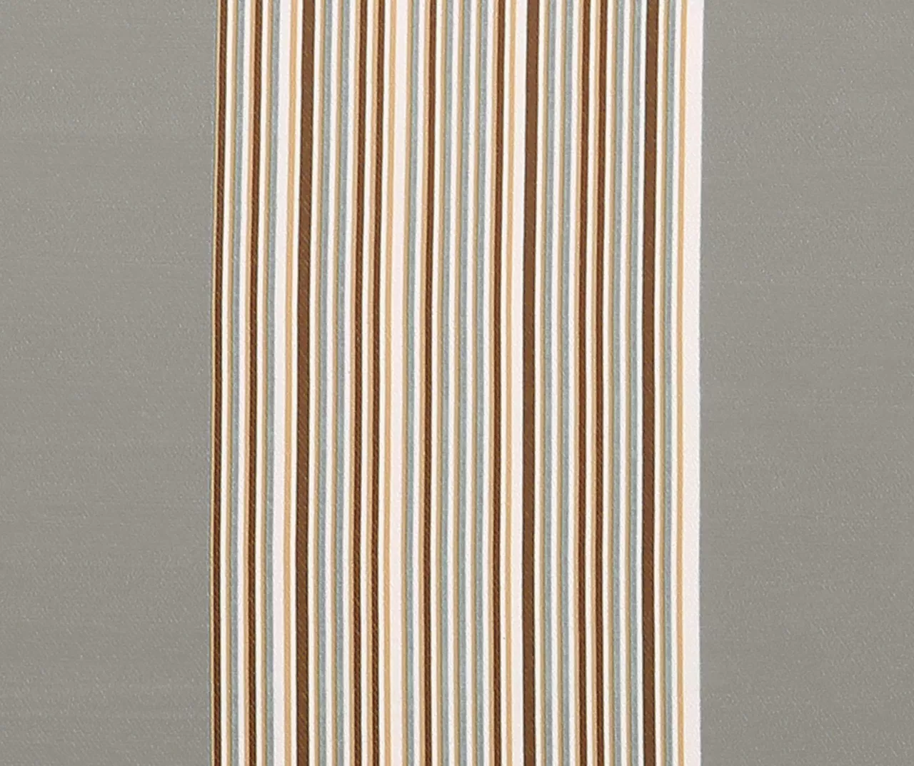 Julia Stripe Gray Room-Darkening Back Tab Curtain Panel Pair, (84") - Image 5