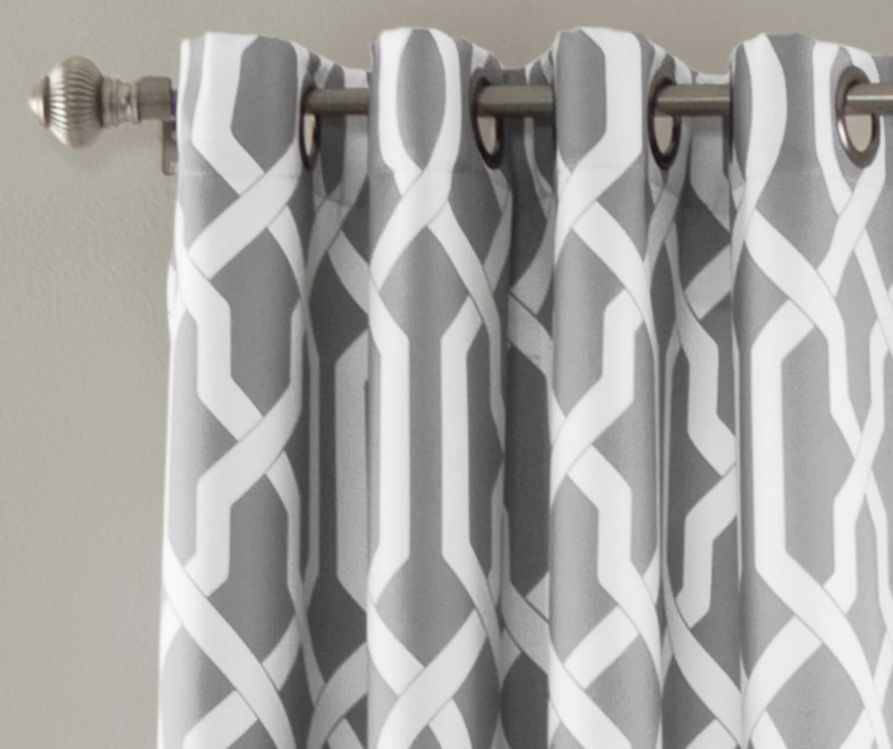 Edward Trellis Room-Darkening Grommet Curtain Panel Pair - Image 20