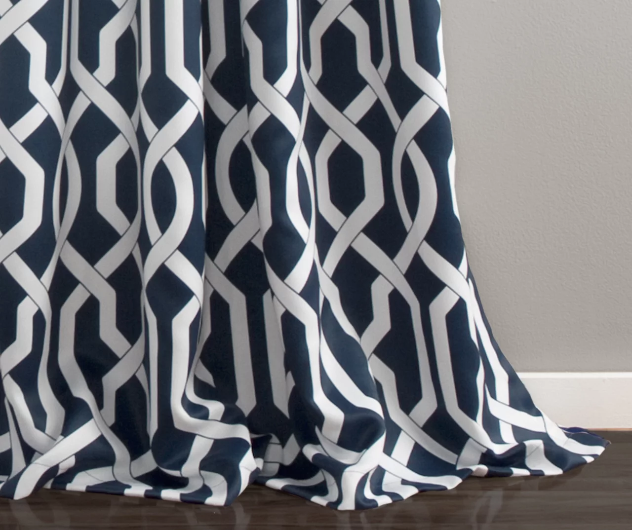 Edward Trellis Room-Darkening Grommet Curtain Panel Pair - Image 14