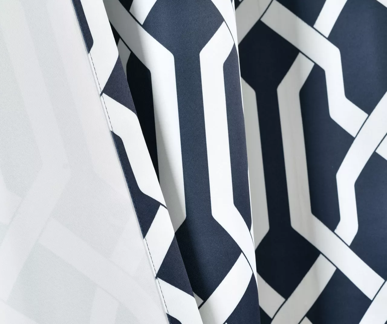 Edward Trellis Room-Darkening Grommet Curtain Panel Pair - Image 16