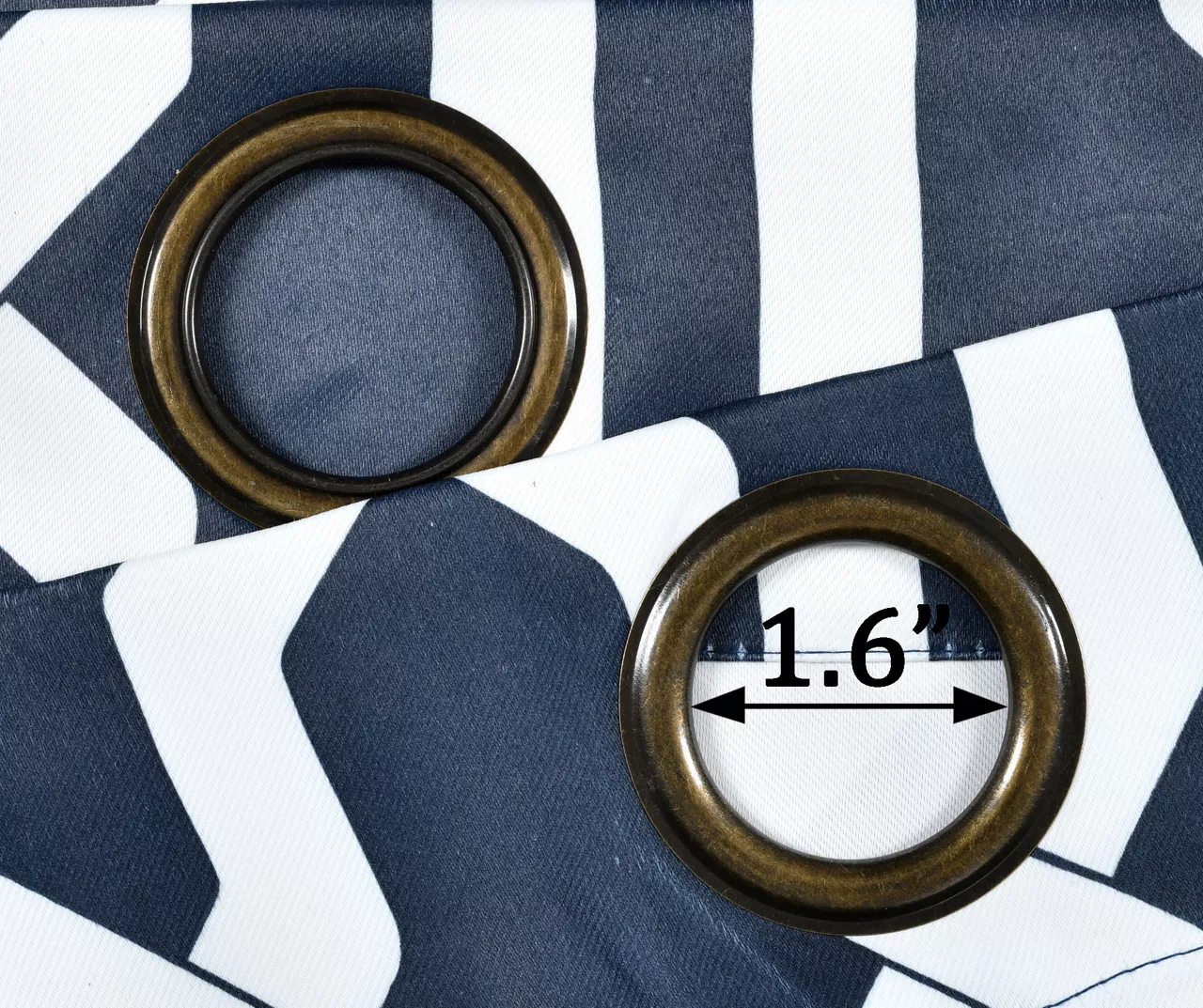 Edward Trellis Room-Darkening Grommet Curtain Panel Pair - Image 17