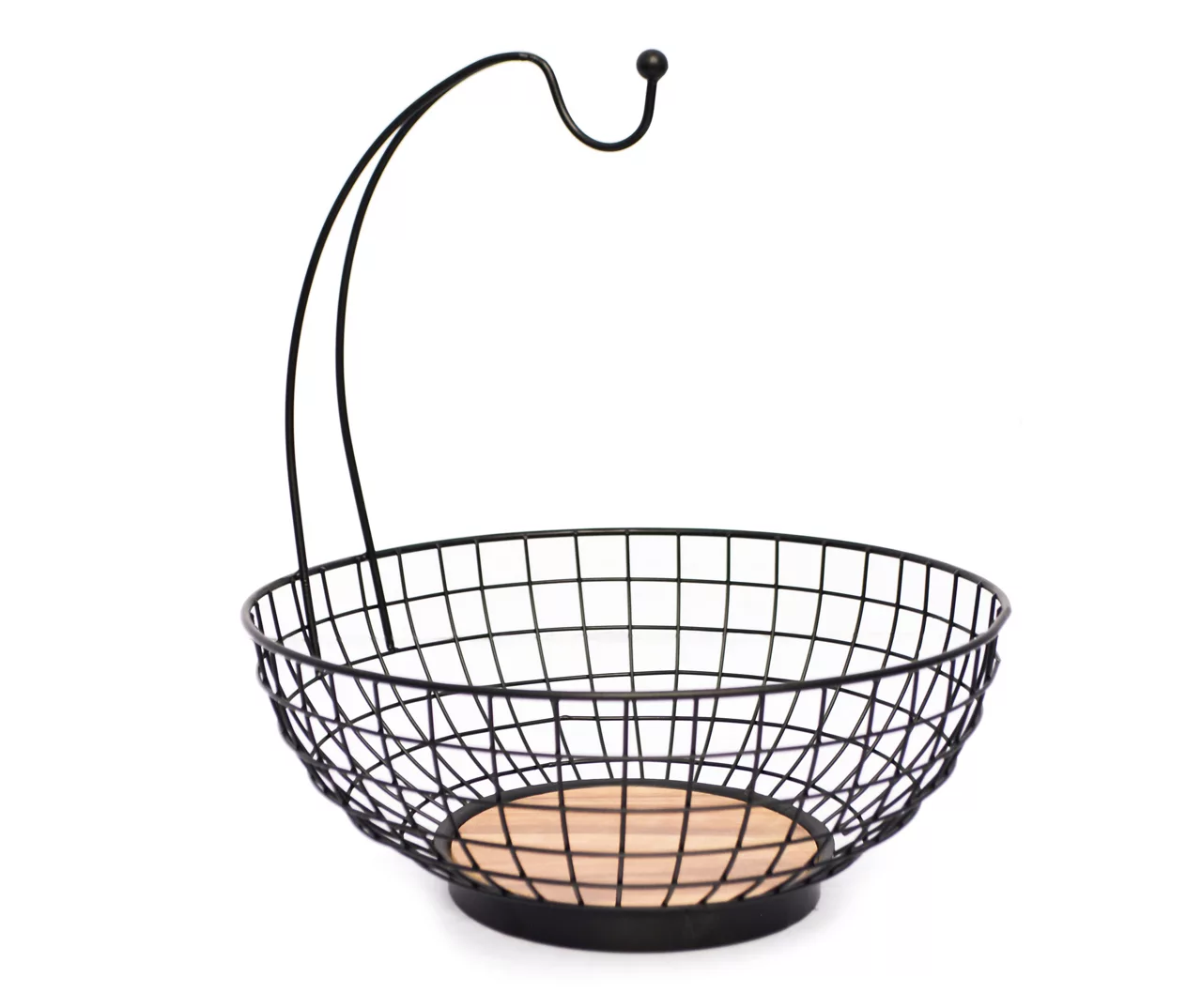 Open-Wire Fruit Basket With Banana Holder