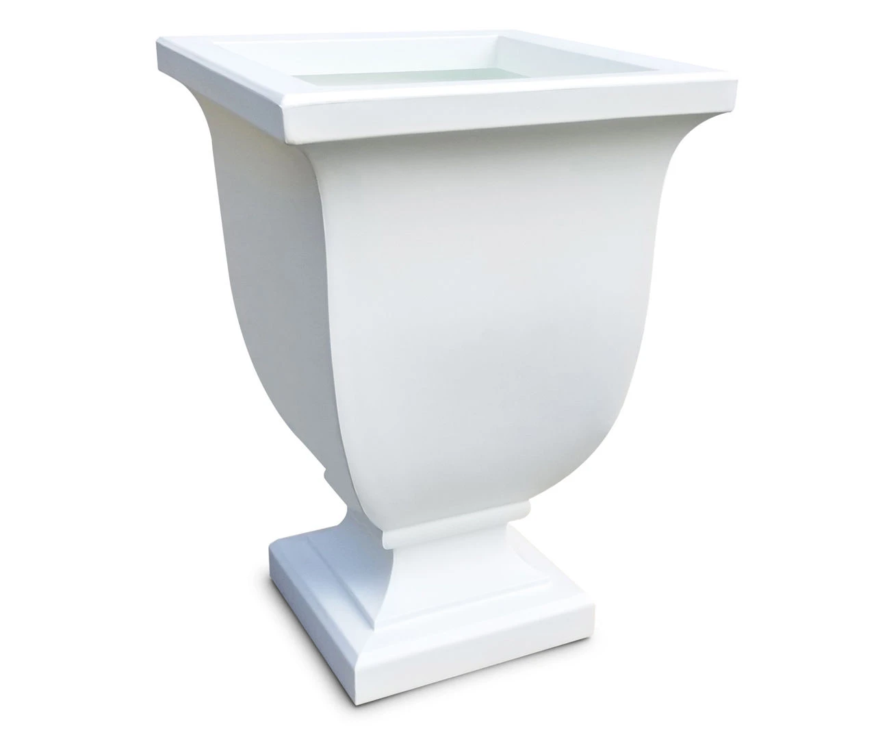 Augusta White Tall Planter - Image 5