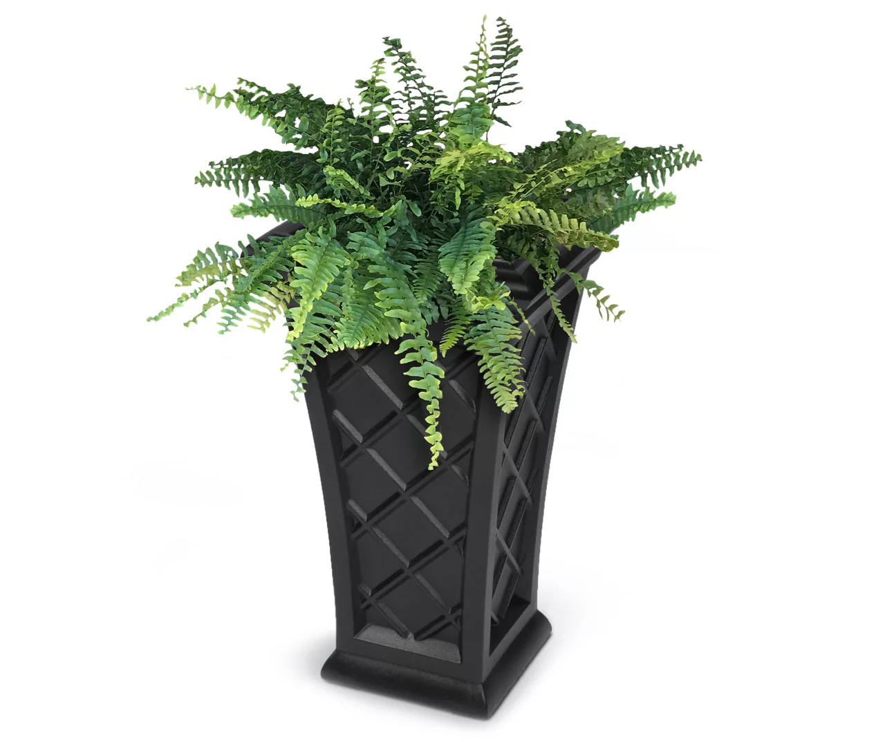 Georgian Black Tall Planter - Image 3