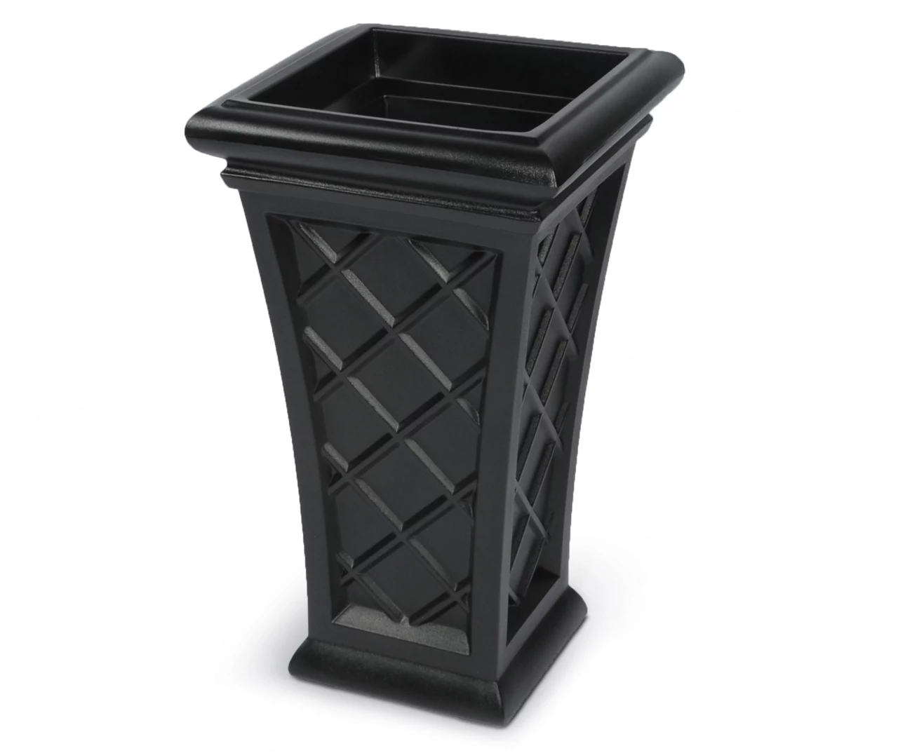 Georgian Black Tall Planter - Image 4
