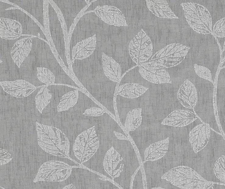 Nora Botanical Gray Blackout Rod Pocket Curtain Panel, (84") - Image 5