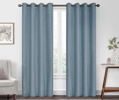 Kira Ocean Blackout Grommet Curtain Panel, (63")