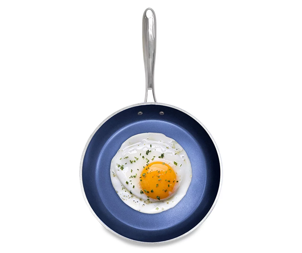 12" Diamond Blue Non-Stick Fry Pan - Image 2