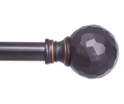 Hailey Oil Rubbed Bronze 1" Curtain Rod, (42"-120")