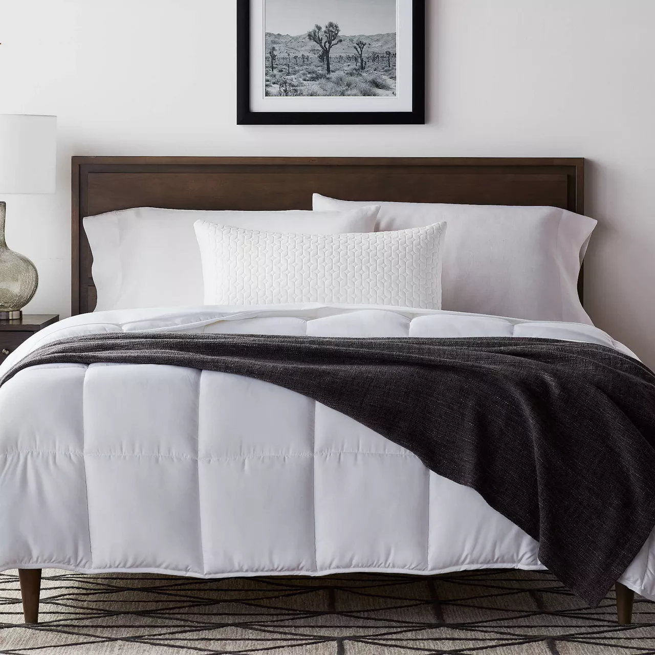 Fiber & Shredded Memory Foam Pillow With Zippered Inner Cover, 2-Pack - Image 6