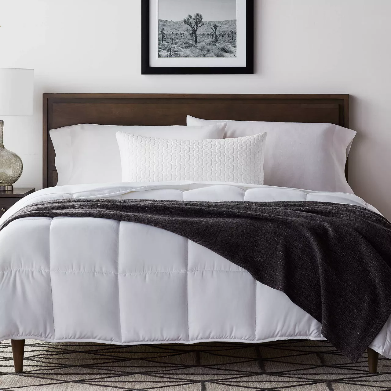 Fiber & Shredded Memory Foam Pillow With Zippered Inner Cover, 2-Pack - Image 19