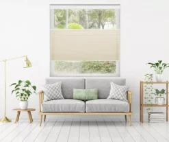 Light Tan Light-Filtering Cordless Cellular Shade