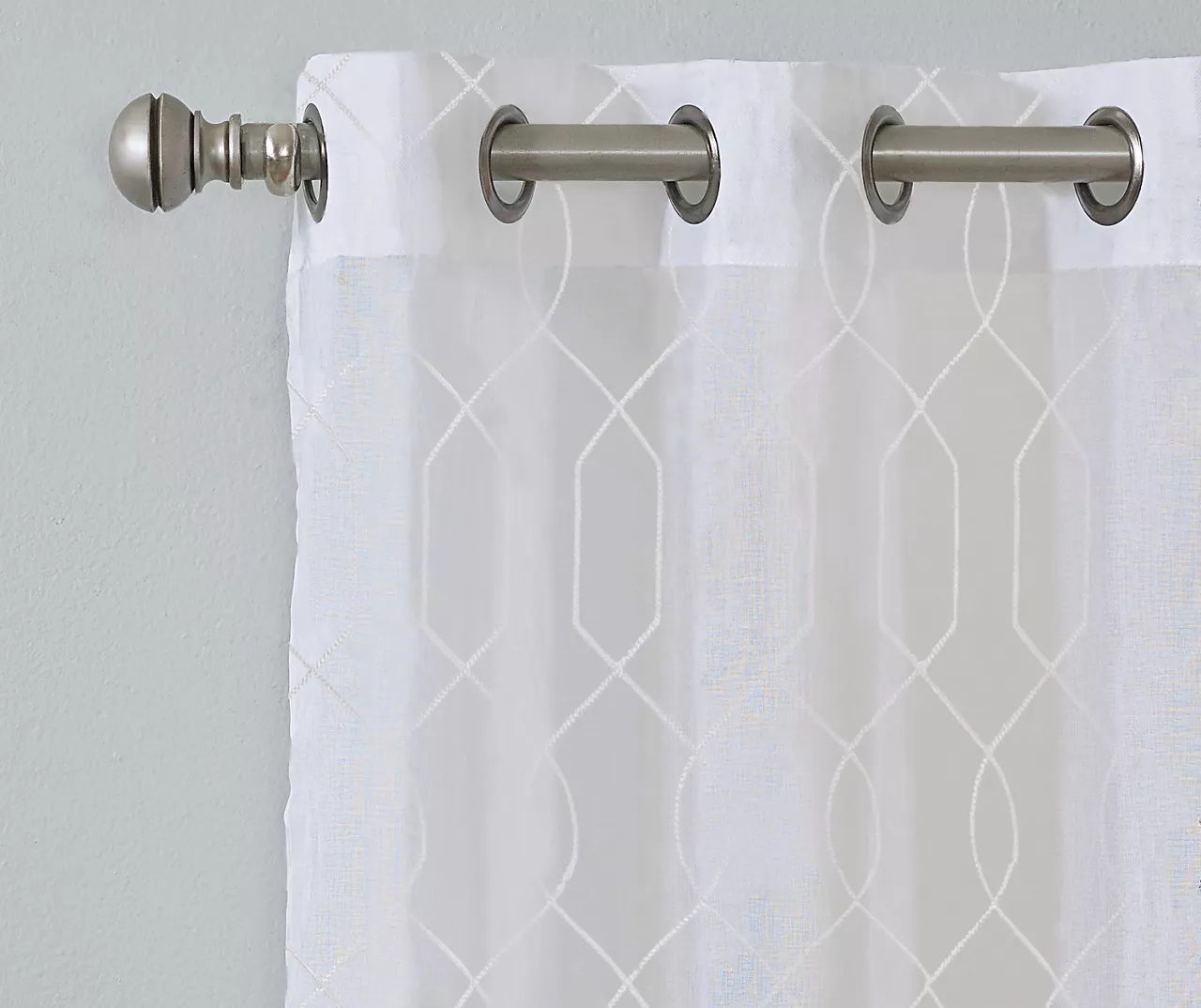 Broyhill Geo Sheer Grommet Curtain Panel Pair - Image 10