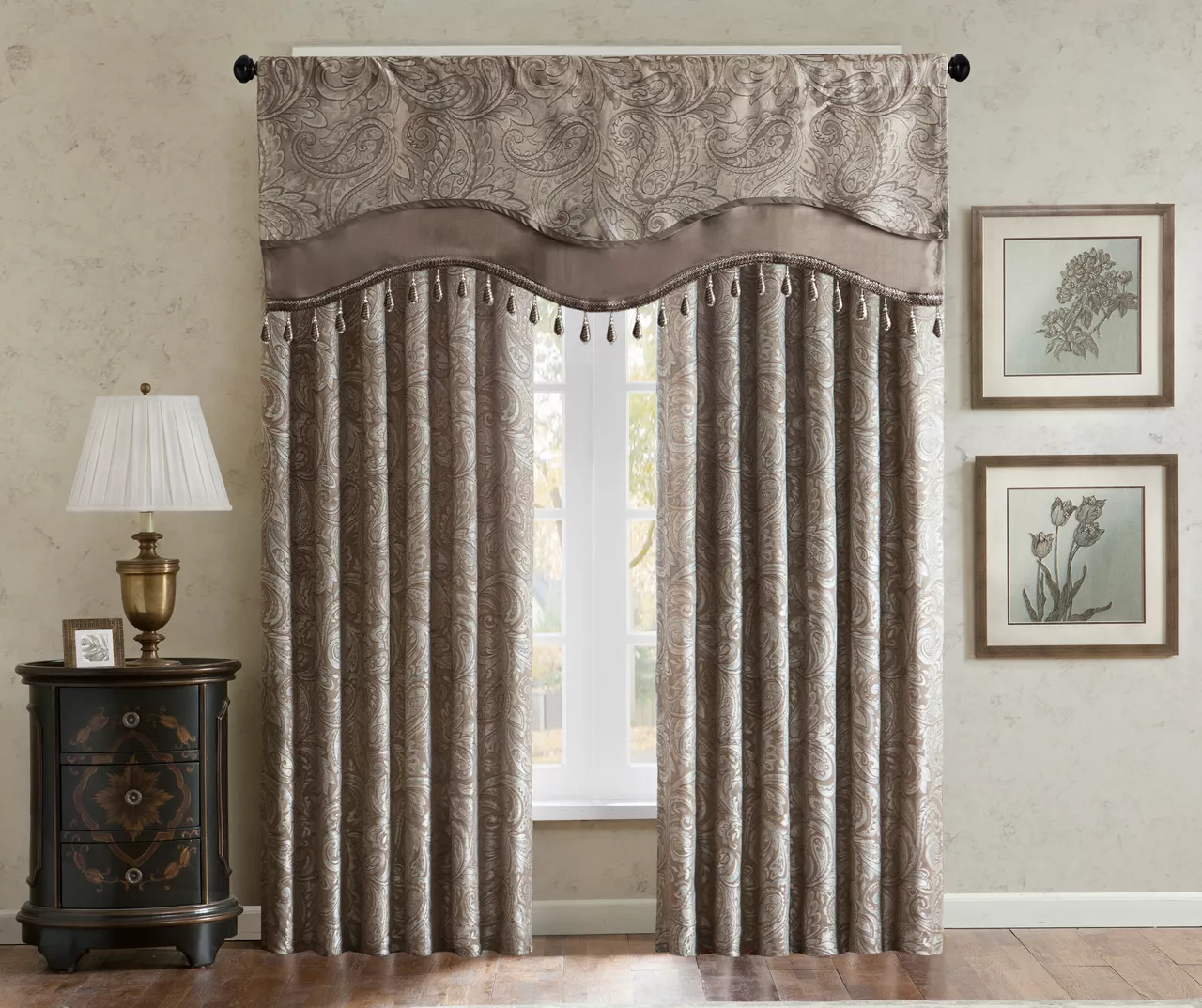 Valerie Beaded Rod Pocket Valance - Image 12