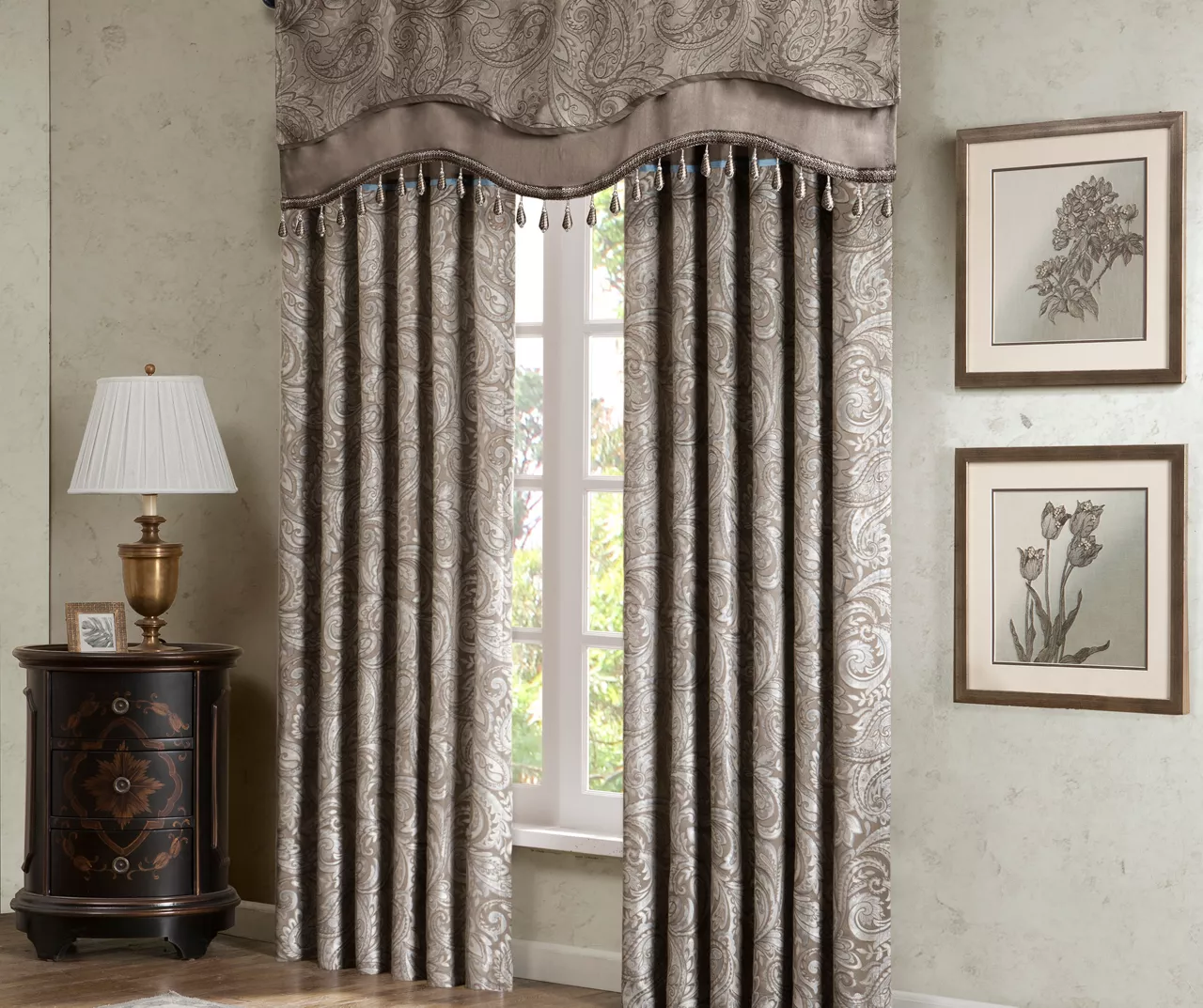 Valerie Beaded Rod Pocket Valance - Image 13