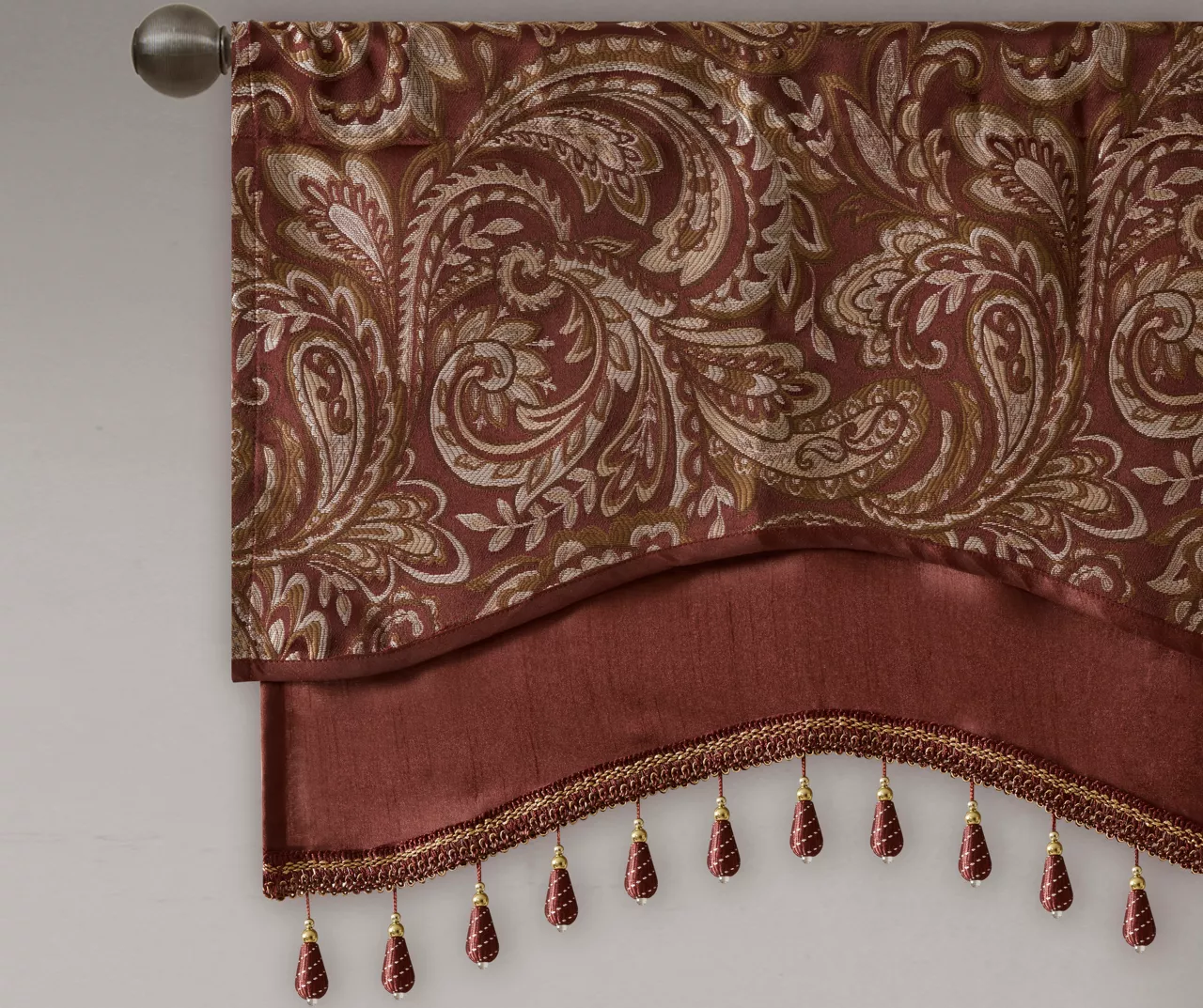 Valerie Beaded Rod Pocket Valance - Image 15