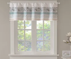 Stella Blue Rod Pocket Valance