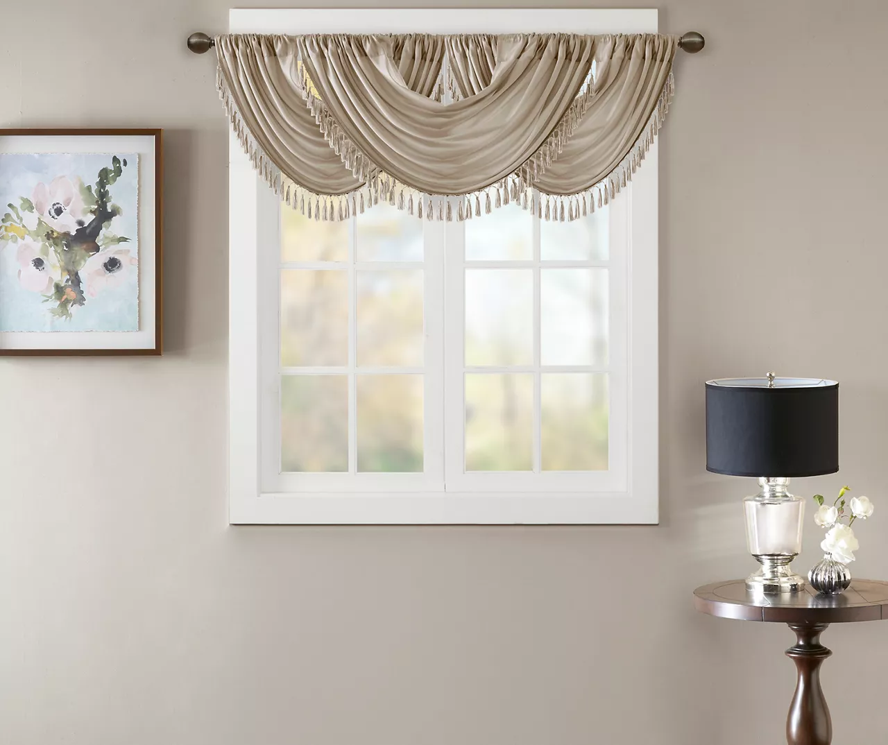 Gail Rod Pocket Waterfall Valance, (46") - Image 2