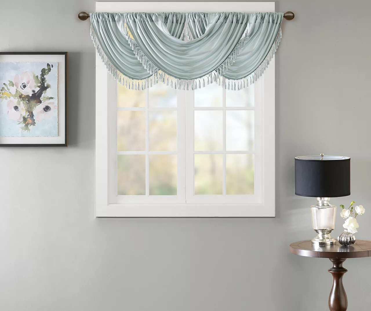 Gail Rod Pocket Waterfall Valance, (46") - Image 3