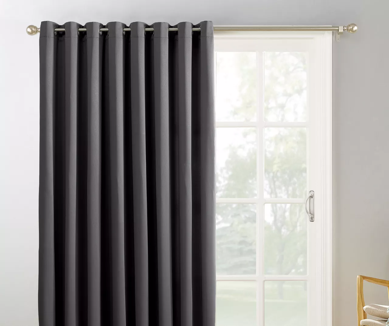 Sun Zero Loretta Blackout Grommet Curtain Panel - Image 3