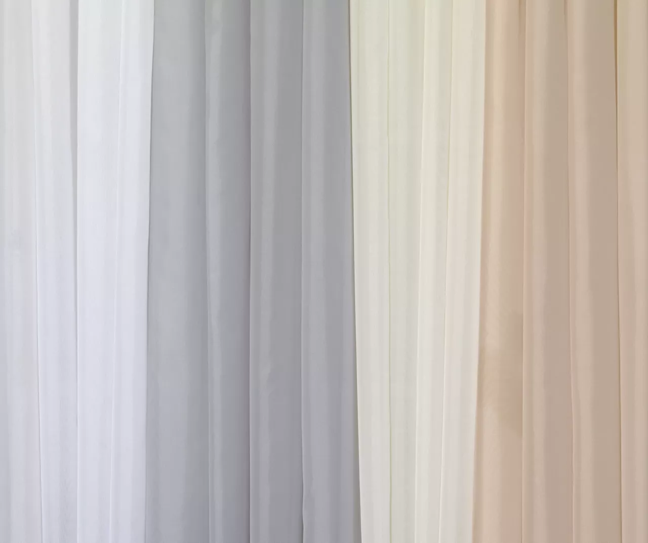 Curtain Fresh Ivory Sheer Grommet Curtain Panel, (84") - Image 2