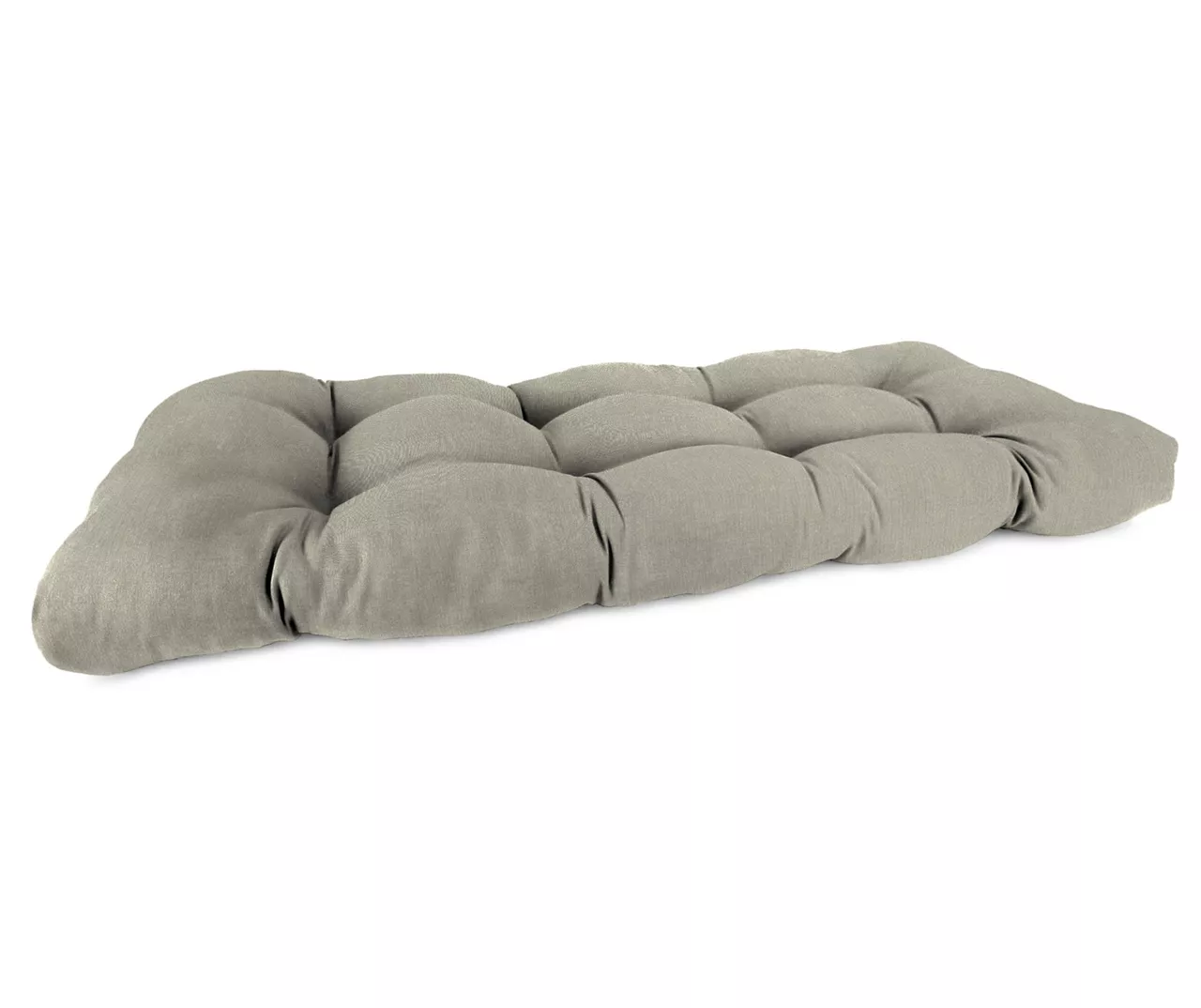 Dove Gray Outdoor Wicker Settee Cushion