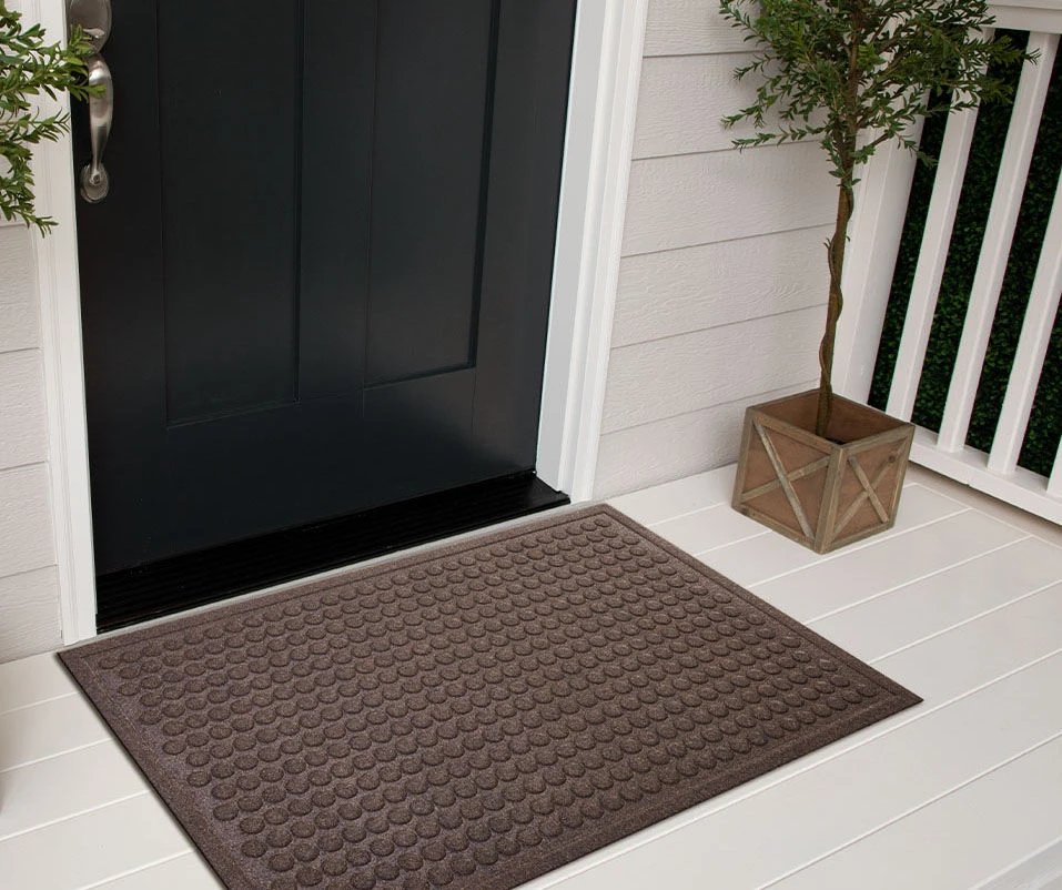 Impressions Dots Chocolate Outdoor Doormat, (3' X 4') - Image 2