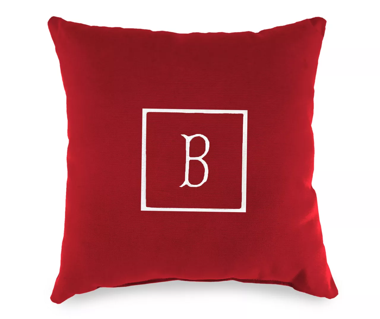 "B" Monogram Indoor/Outdoor Throw Pillow - Image 2