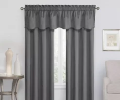 Eclipse Charcoal Canova Room Darkening Thermal Valance