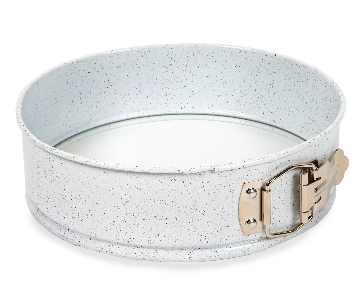 White Speckled Springform Pan, (9")