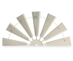 Beige Half Windmill Wheel Wall Decor