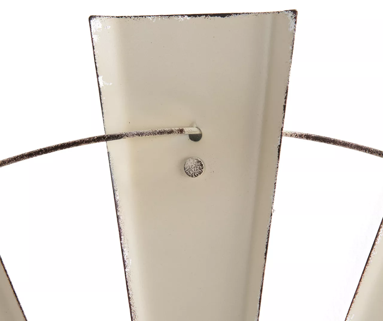 Beige Half Windmill Wheel Wall Decor - Image 3