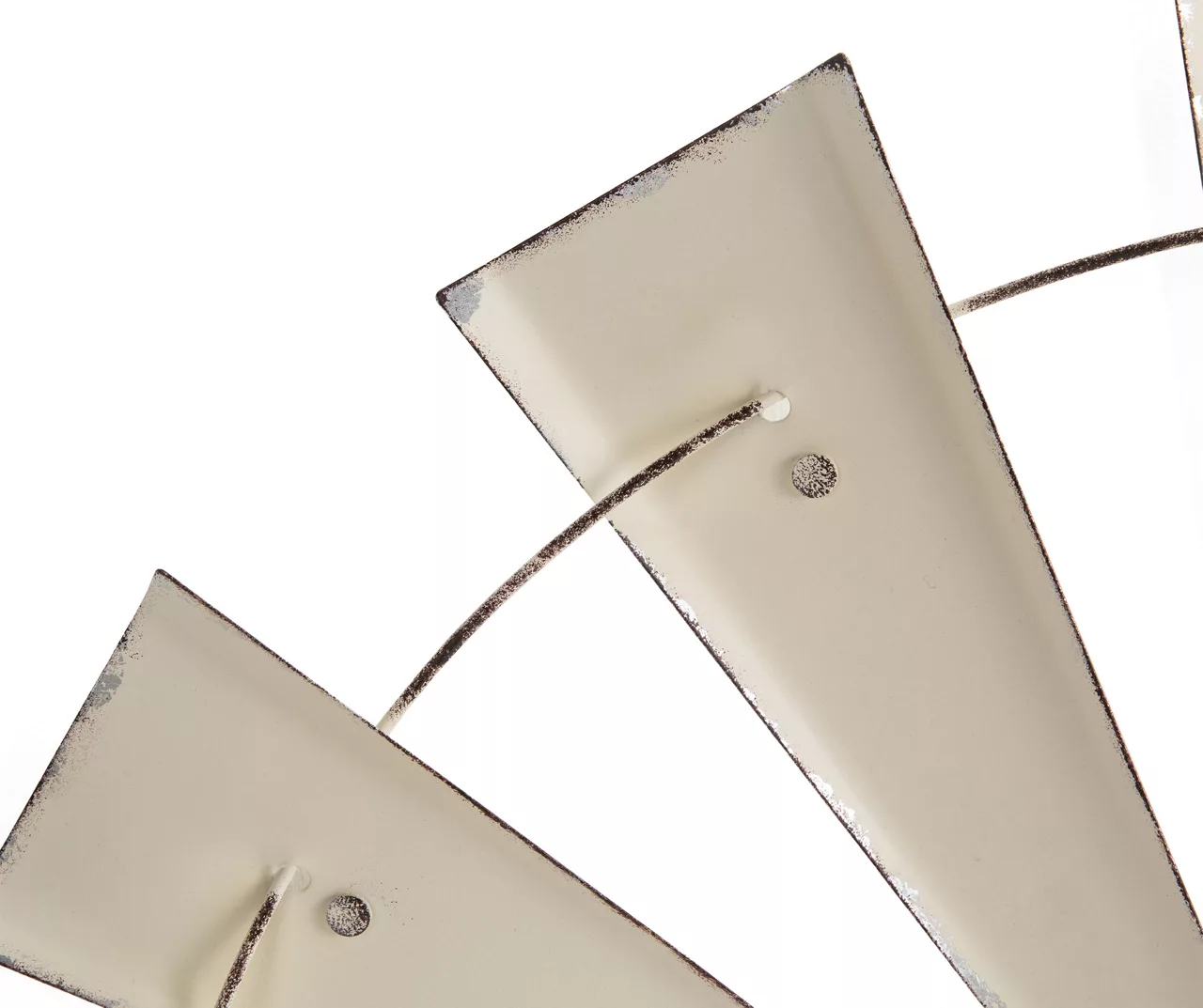 Beige Half Windmill Wheel Wall Decor - Image 5