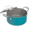 Ocean Blue 5-Quart Aluminum Saucepan With Lid