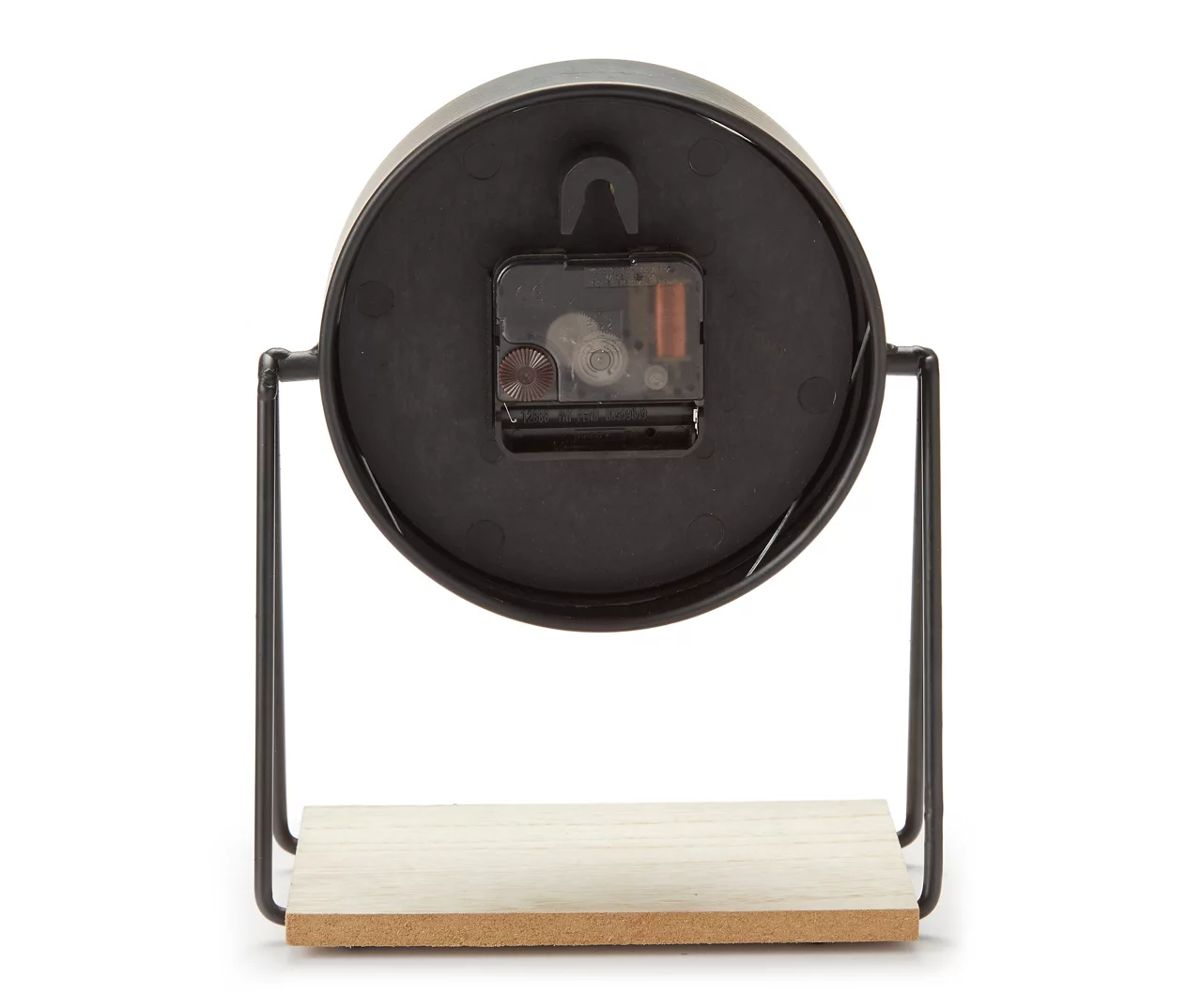 Black Round Elevated Tabletop Clock - Image 4
