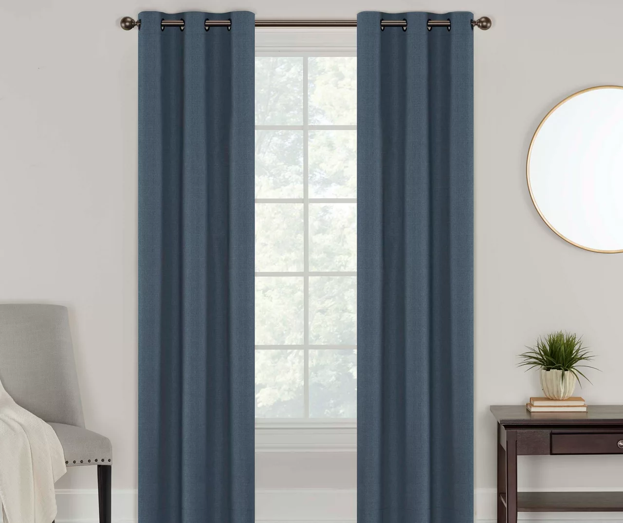 Eclipse Powell Blackout Grommet Curtain Panel Pair - Image 6