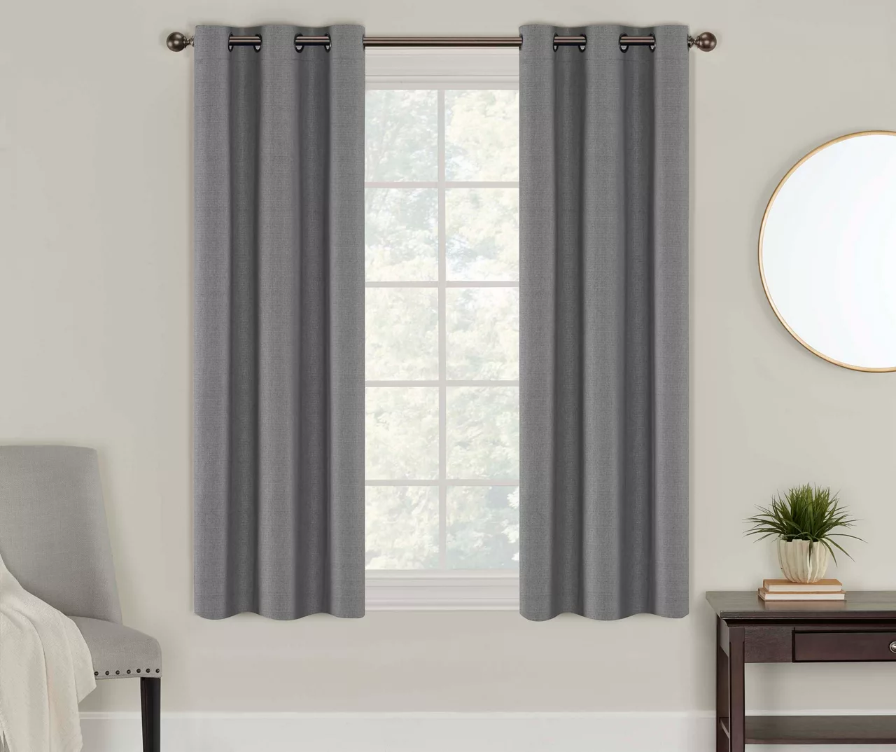 Eclipse Powell Blackout Grommet Curtain Panel Pair - Image 3