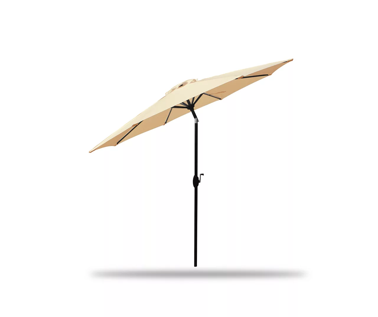 9' Beige Breeze Tilt Market Patio Umbrella