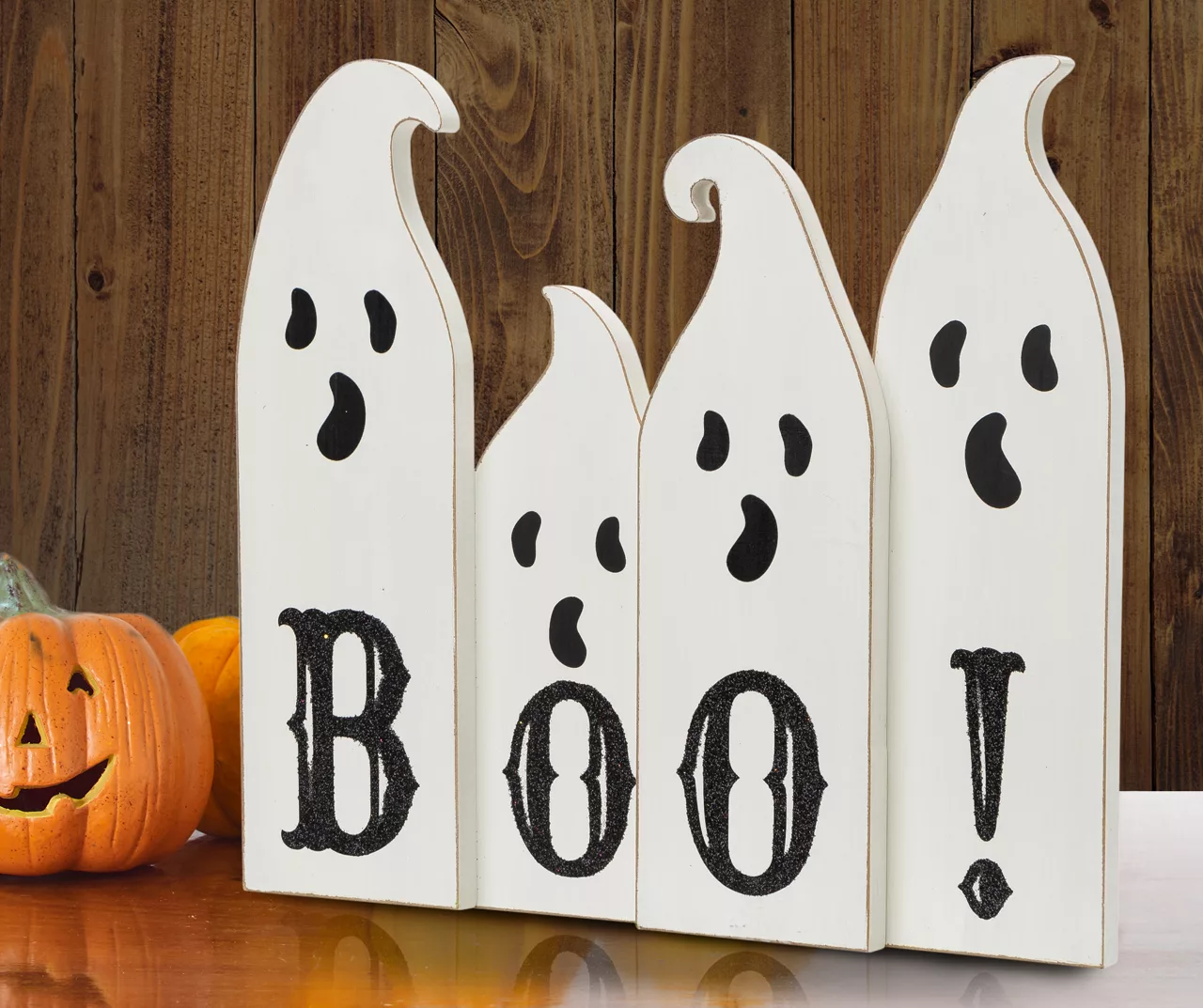 "Boo!" Ghost Family Tabletop Decor - Image 6